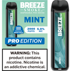 BREEZE PRO 5% TOBACCO FREE NICOTINE 6ML DISPOSABLE 2000 PUFFS