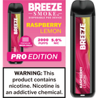 BREEZE PRO 5% TOBACCO FREE NICOTINE 6ML DISPOSABLE 2000 PUFFS