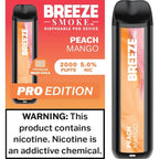 BREEZE PRO 5% TOBACCO FREE NICOTINE 6ML DISPOSABLE 2000 PUFFS