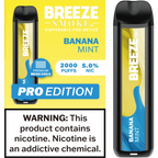 BREEZE PRO 5% TOBACCO FREE NICOTINE 6ML DISPOSABLE 2000 PUFFS