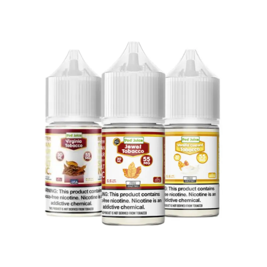 POD JUICE TOBACCO SERIES 30ML TFN SALT E-LIQUID
