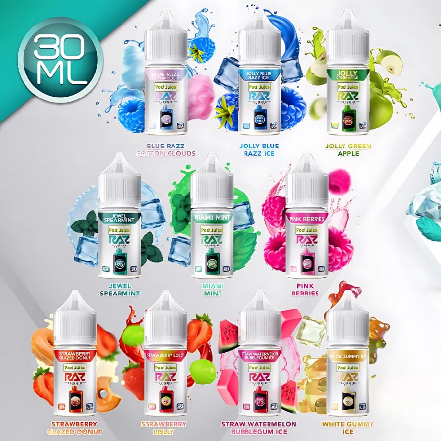 POD JUICE x RAZ SERIES 30ML SALT E-LIQUID