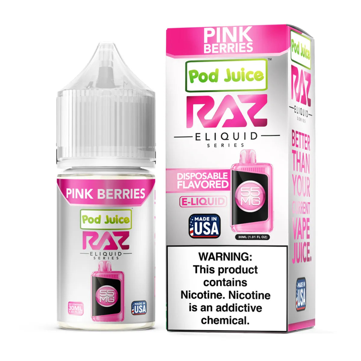 POD JUICE x RAZ SERIES 30ML SALT E-LIQUID