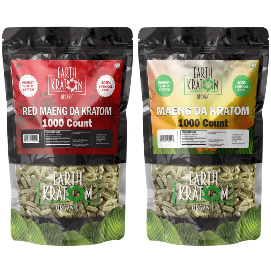 EARTH KRATOM CAPSULES - 1000