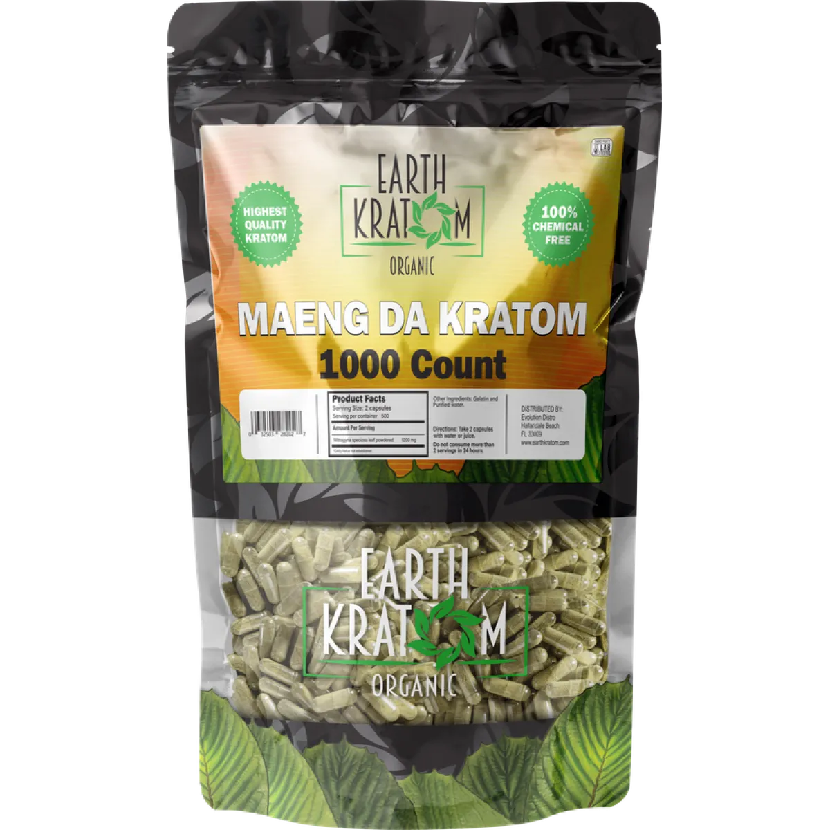 EARTH KRATOM CAPSULES - 1000