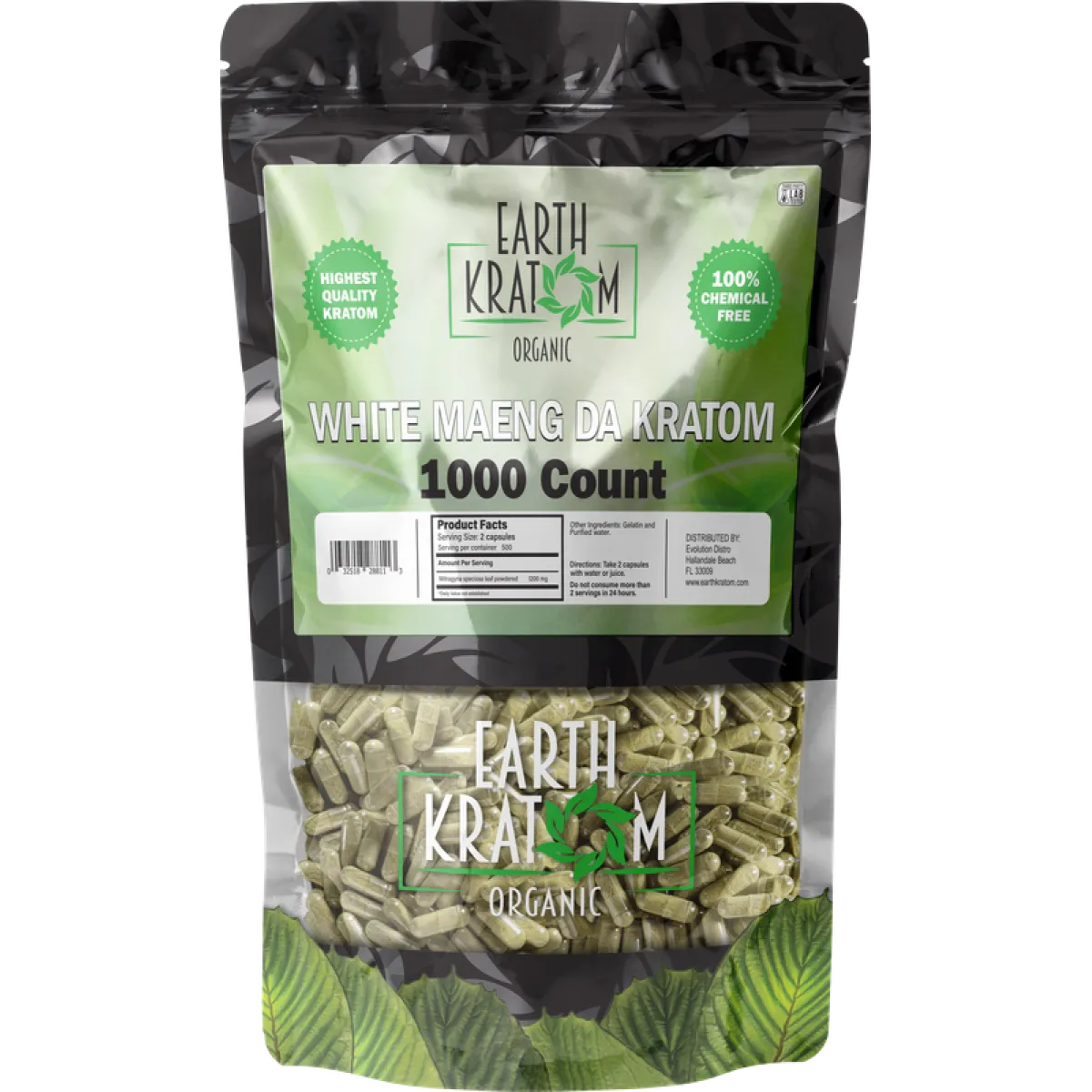 EARTH KRATOM CAPSULES - 1000