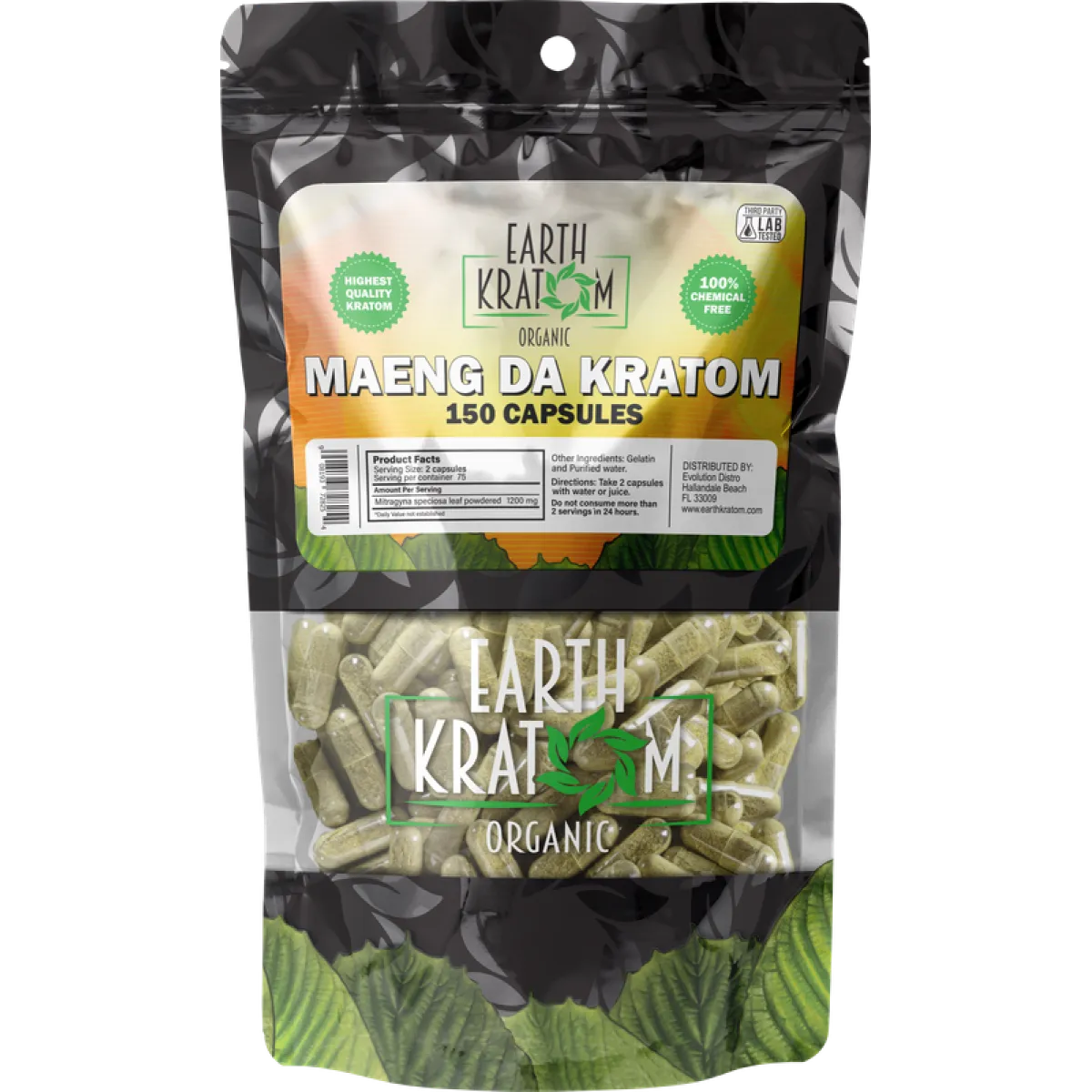 EARTH KRATOM CAPSULES - 150