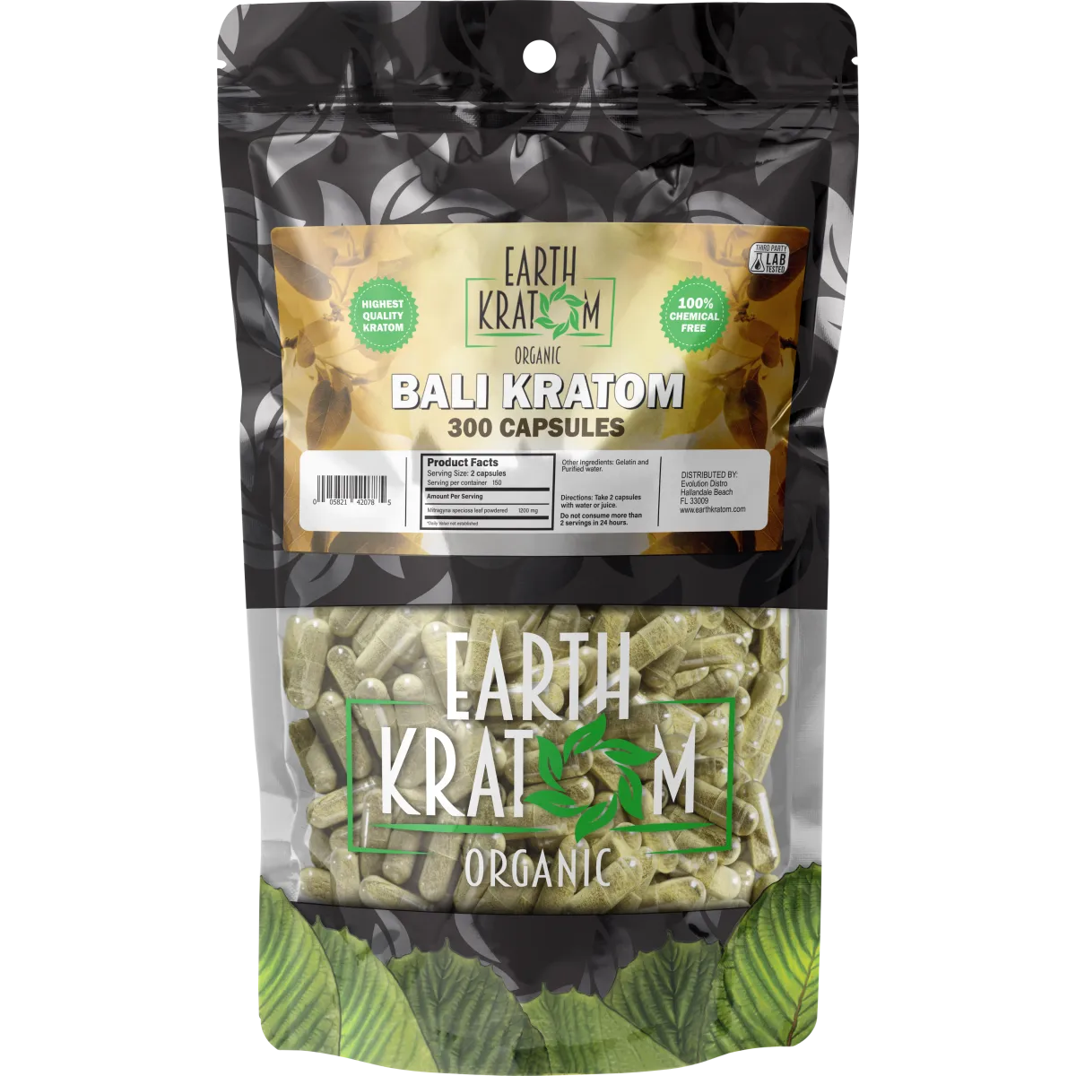 EARTH KRATOM CAPSULES - 300