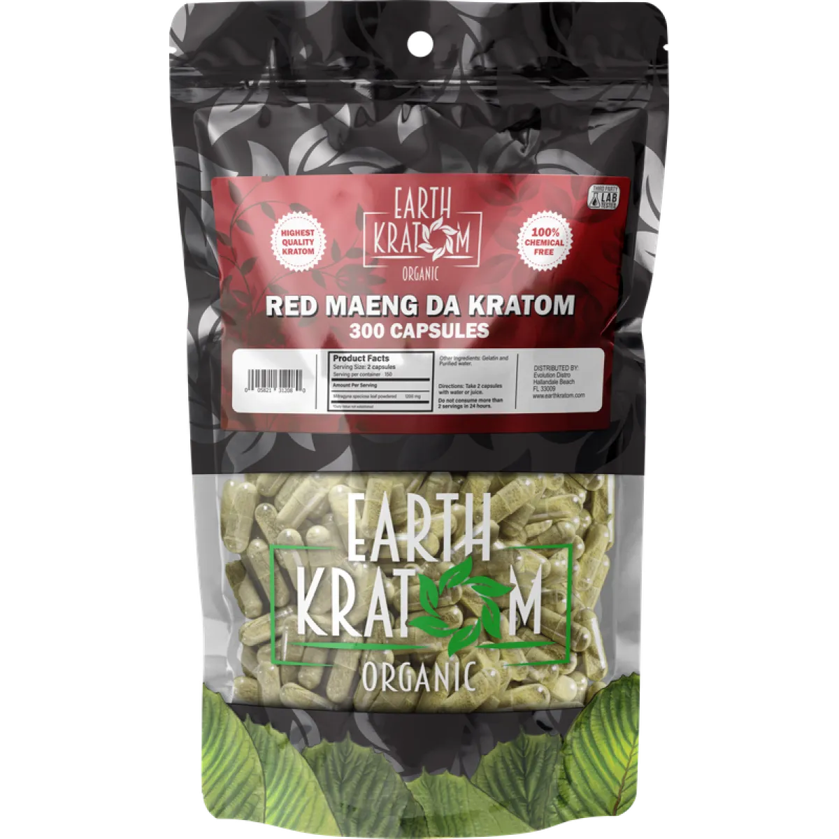 EARTH KRATOM CAPSULES - 300