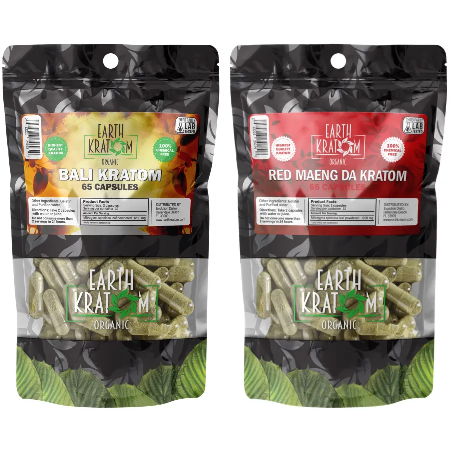 EARTH KRATOM CAPSULES - 65