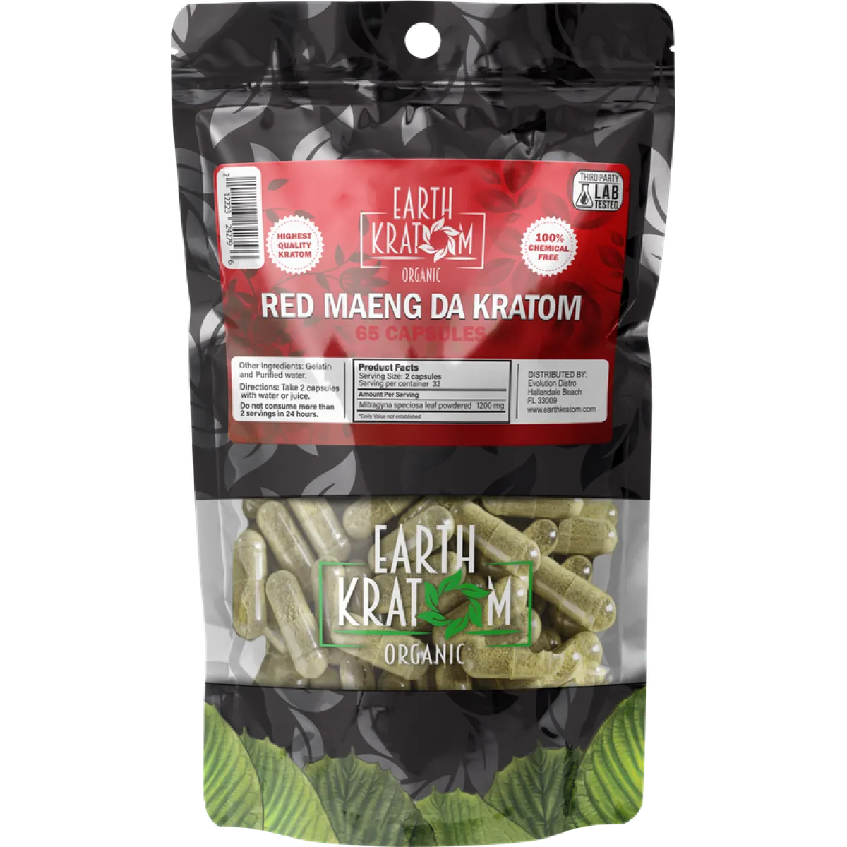 EARTH KRATOM CAPSULES - 65