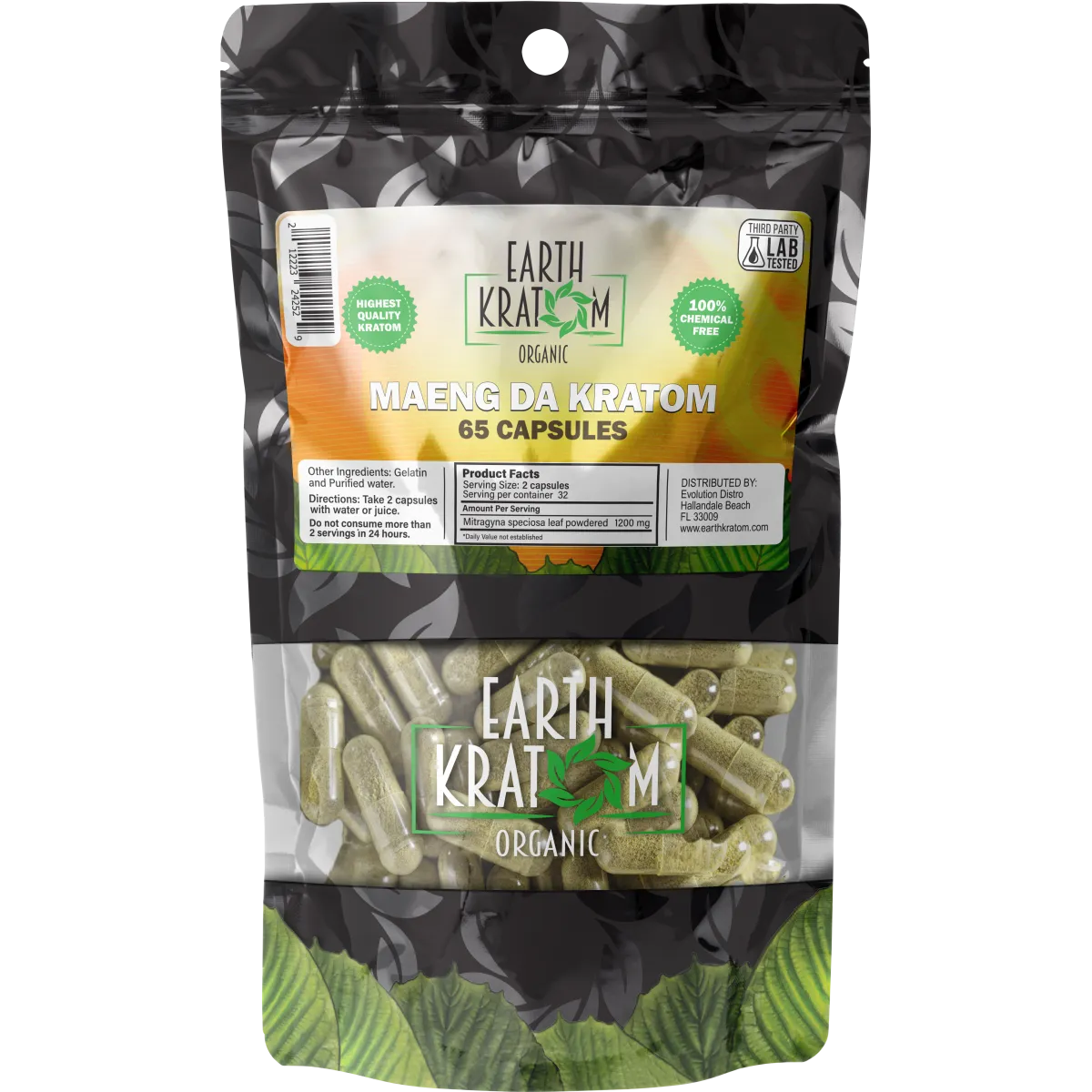EARTH KRATOM CAPSULES - 65