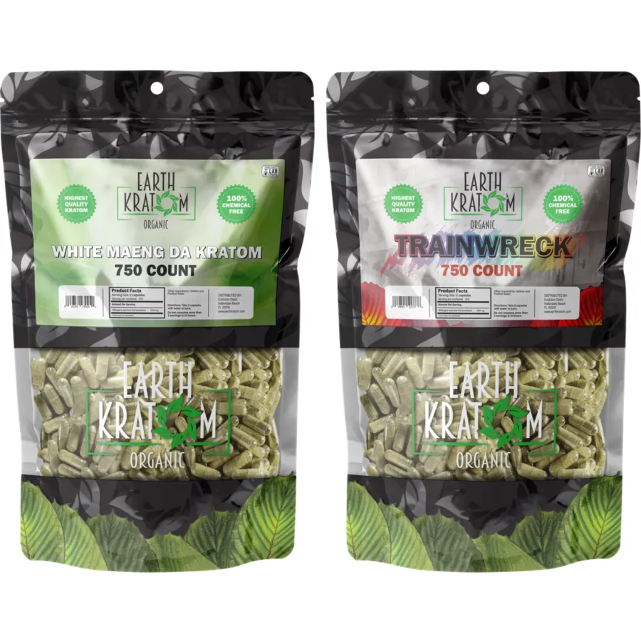 EARTH KRATOM CAPSULES - 750