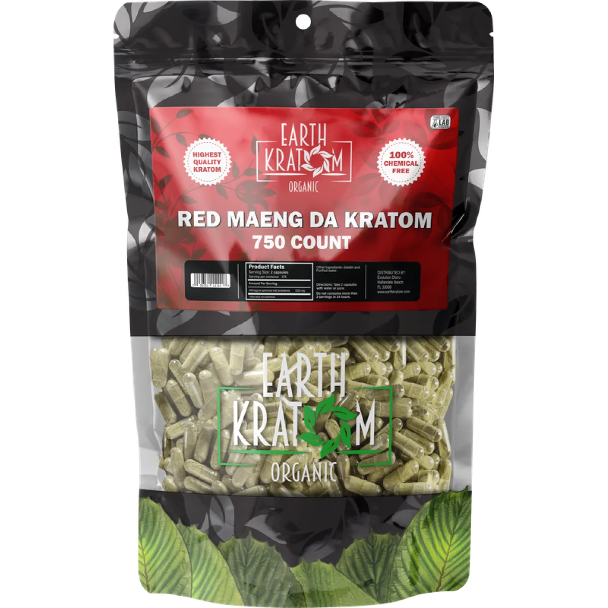 EARTH KRATOM CAPSULES - 750