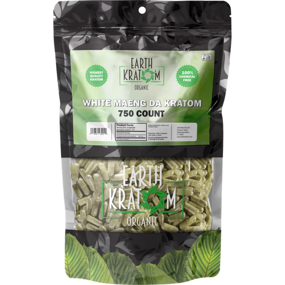 EARTH KRATOM CAPSULES - 750