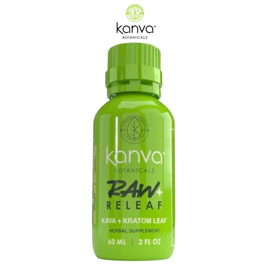 KANVA RAW + RELEAF KRATOM SHOT