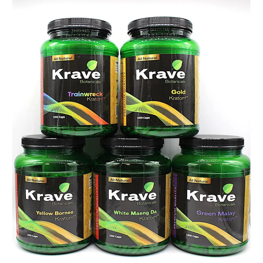 KRAVE KRATOM CAPSULES - 1000