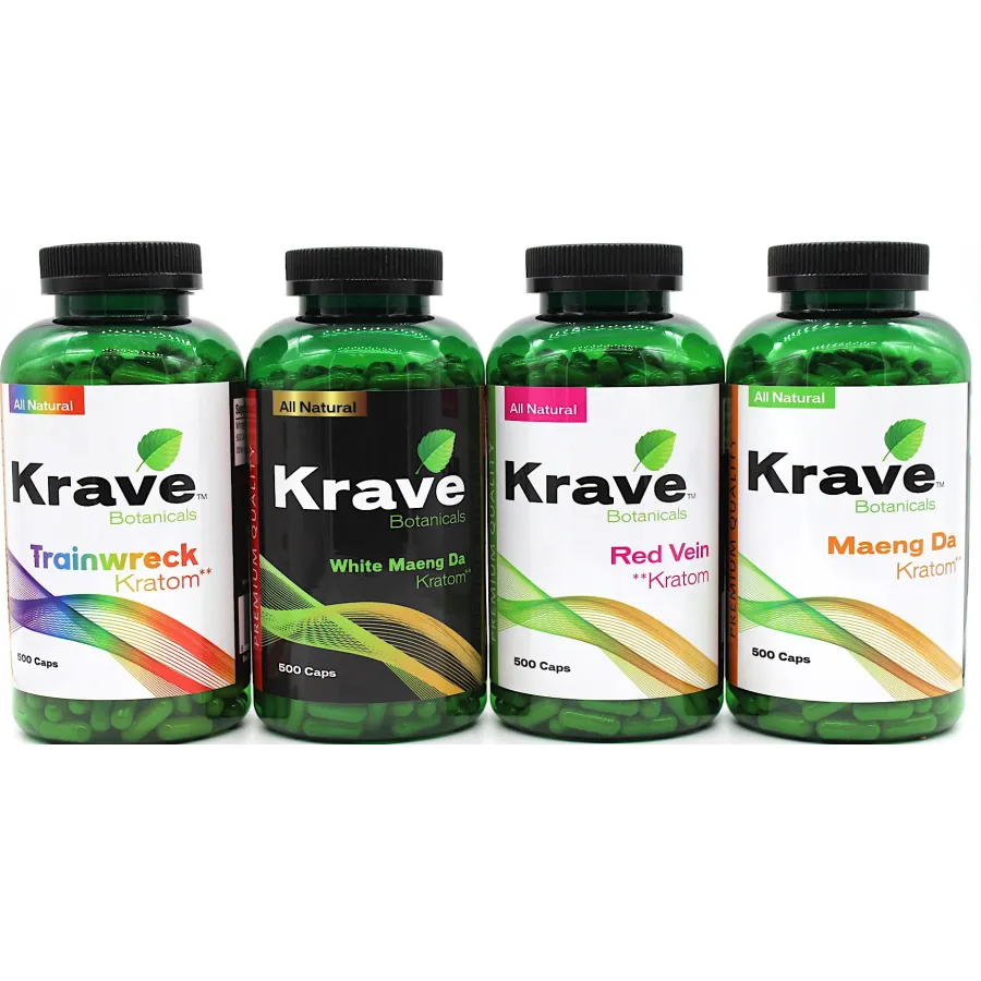 KRAVE KRATOM CAPSULES - 500