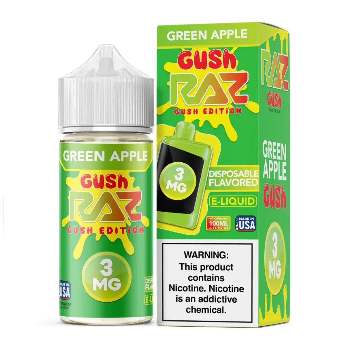 RAZ GUSH X POD JUICE E-LIQUID REGULAR 100ML