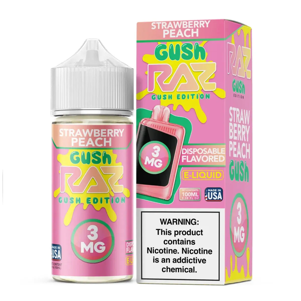 RAZ GUSH X POD JUICE E-LIQUID REGULAR 100ML