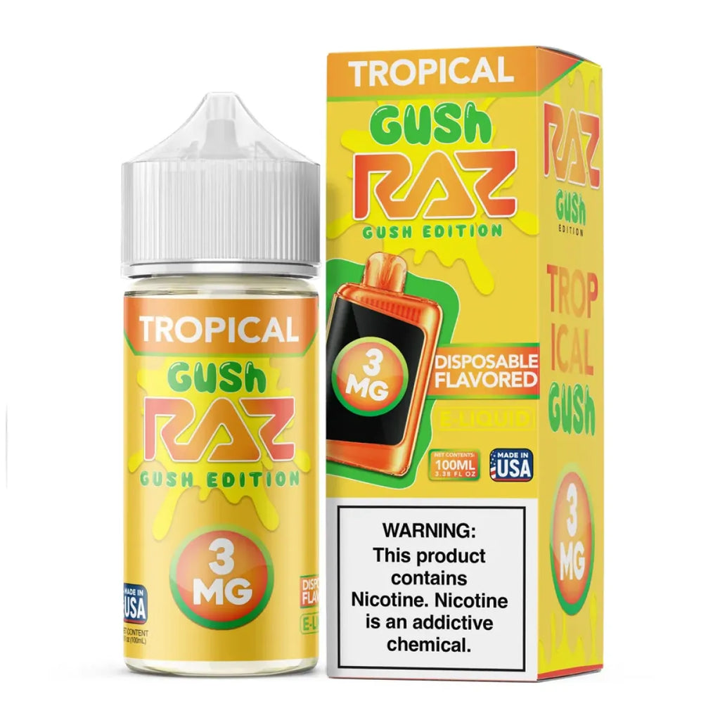 RAZ GUSH X POD JUICE E-LIQUID REGULAR 100ML
