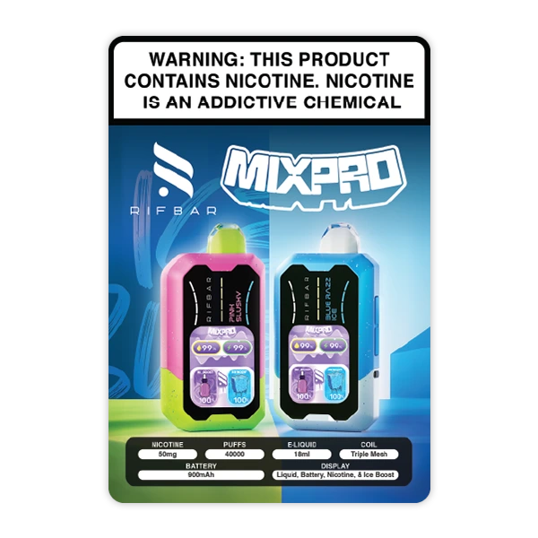 RIFBAR MIXPRO 40,000 PUFFS DISPOSABLE