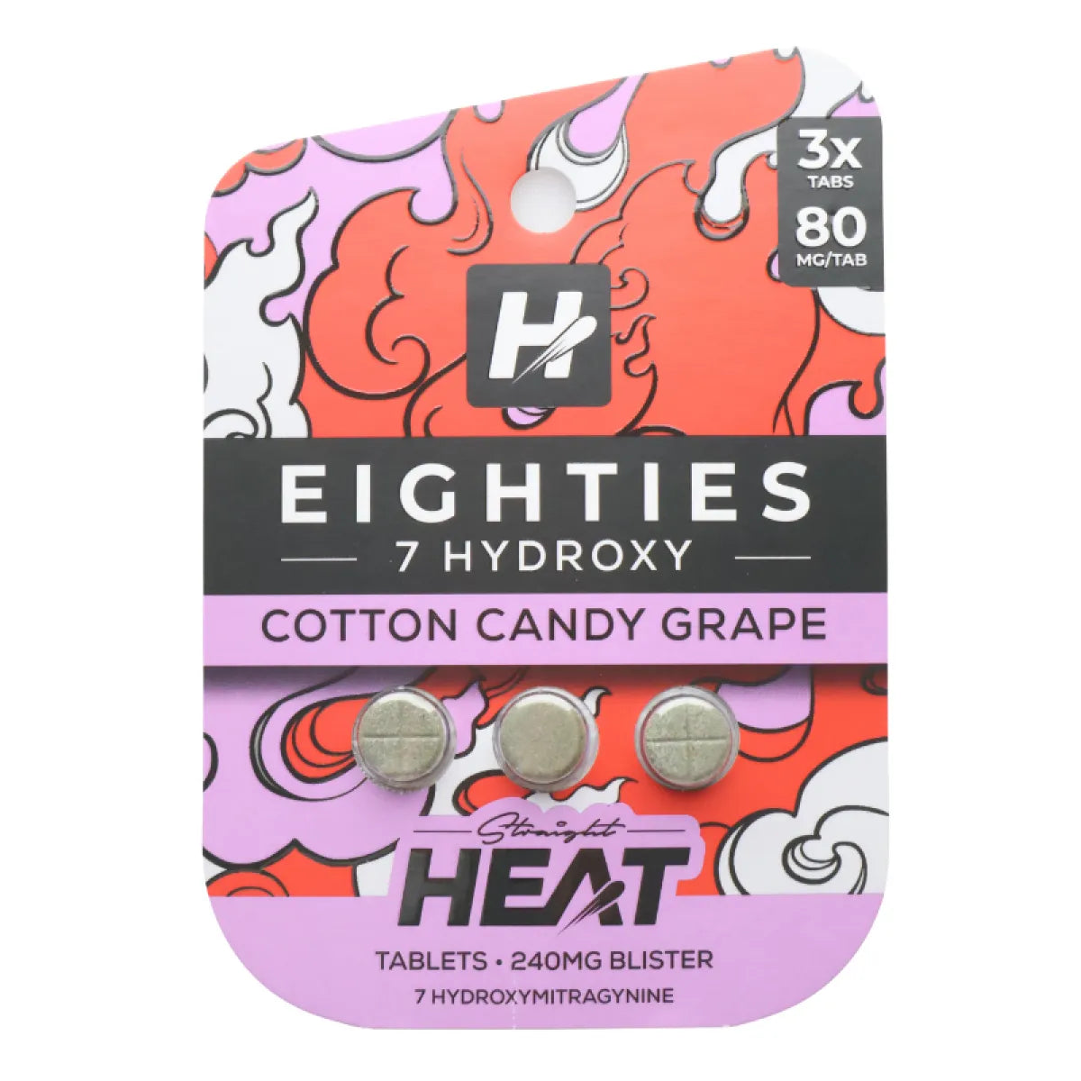 STRAIGHT HEAT EIGHTIES 7-HYDROXY 80MG