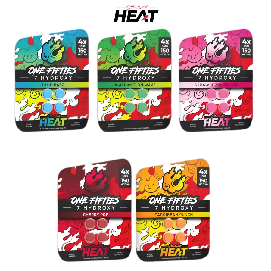 STRAIGHT HEAT ONE FIFTIES 7-HYDROXY 150MG