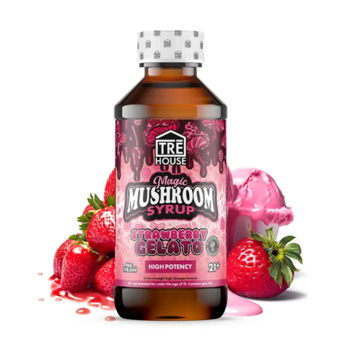 TRE HOUSE MAGIC MUSHROOM 4OZ SYRUP